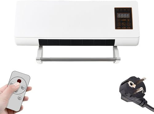 Tragbare Klimaanlage - Wand- Und Bodenstehendes Klimagerät Für Schlafzimmer - Kühl-/Heizfunktion Mit Fernbedienung Timer Split Leise Raumklima Für Wohnzimmer Küche Etc. Wohnung Haushalt