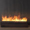 Chimeneas Atomizadas 3D,Chimenea Eléctrica Vapor Agua,Con Efecto Llama Realista 3D,Chimenea Ultrafina Acero Inoxidable,Efecto Llama LED 9 Colores,Control Táctil/App Inteligente,50CM-Flamecolor