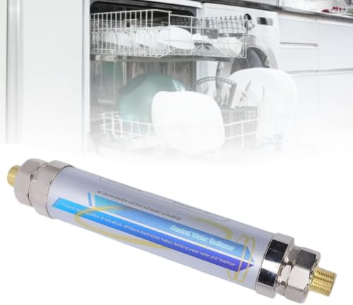 Jeffergarden Adoucisseur D'eau sans Sel, Système de Détartrage sans Sel avec Technologie Magnétique pour Toute la Maison, Empêche L'accumulation de Tartre sur les Tuyaux, les Chauffages et (3/4
