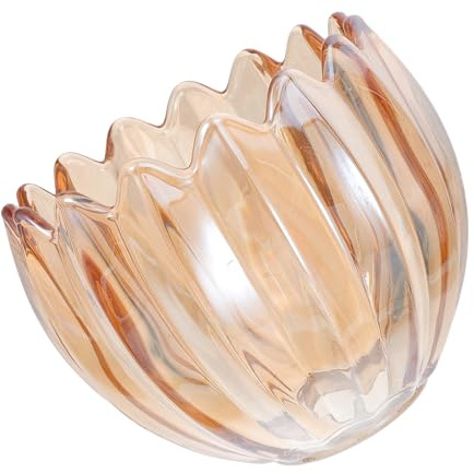 WESIEVYA Lampenschirm Glas Tulpenform 42mm Öffnung Ersatzglas für Kleiner Stehlampen und Nachttischleuchten im Retro Stil