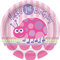 Unique Party 40394 - 18cm Pink Ladybird 1st Birthday Party Plates, Pack of 8