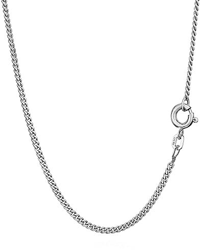 NKlaus 925 chaîne en argent sterling PANZERKETTE 45cm chaîne royale 1,60mm de large 3,1gr 1802