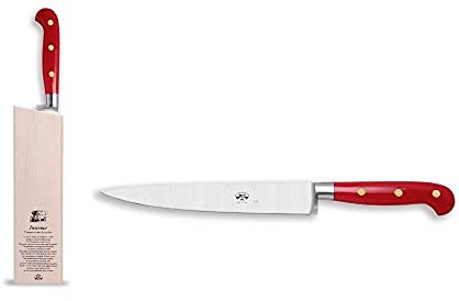 Berti coltelleria - Insieme - Coltello da pesce rosso