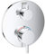 Grohe 24138003 Atrio New Classic Miscelatore Termostatico Vasca-Doccia a 2 Vie con Deviatore, Cromo