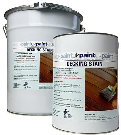 DECKING Stain - 5L - Medium Oak - Acrylic