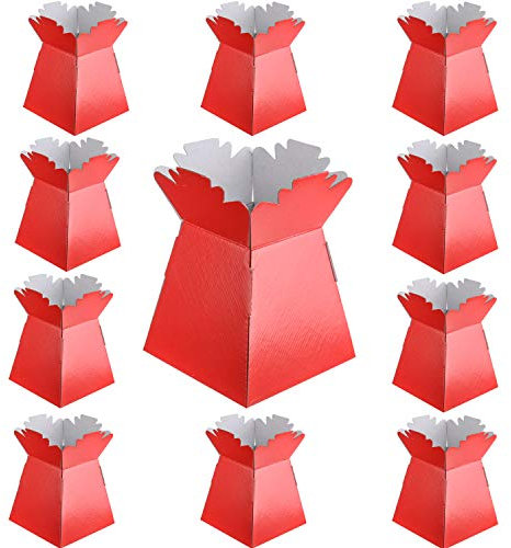 10 x Red - Bouquet Flower Box