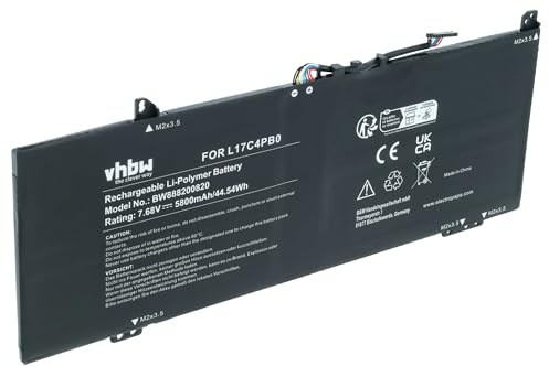 vhbw Akku kompatibel mit Lenovo IdeaPad 530S-15IKB (81EV003BGE) | Notebook (5800mAh, 7.68V, Li-Polymer)