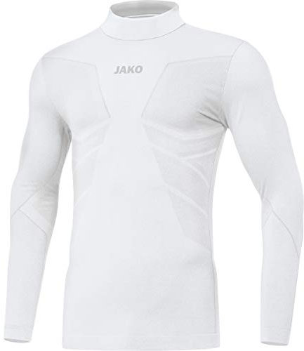 JAKO Kinder Turtleneck Comfort 2.0, Weiß, 3XS