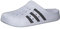 adidas Unisex Adilette Clogs RUTSCHEN, Cloud White/Core Black/Cloud White, 46 EU