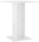 vidaXL Bistrotisch Stehtisch Bartisch Partytisch Esstisch Küchentisch Tisch Hochglanz-Weiß 60×60×75 cm Holzwerkstoff