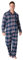 CityComfort Pyjama Homme, Ensemble de Pyjamas à Carreaux (Navy/Bordeaux, L)