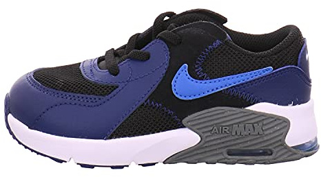 Nike Baby Air Max Excee Sneaker, Black/Signal Blue-Blue Void-Iron Grey, 27 EU