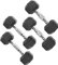 CAP Barbell 22,7 kg beschichtete Sechskant-Hanteln, 10 x 2 15 x 2, Teil von 68 kg Set