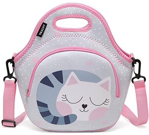 VASCHY Nevera flexible isotérmica para niños, con bolsillo frontal y correa ajustable, E-cat., Moderno