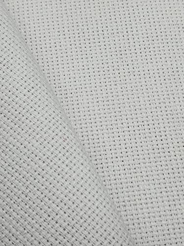 ROMTEX (Appretiert) Stramin 150cm breit - 14 Ct. - Klassische Reserve Aida Kreuzstich Leinwand-Meterware für große Projekte
