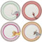 YVONNE ELLEN Stunning Animal Plates in Fine Bone China (Animal Side)