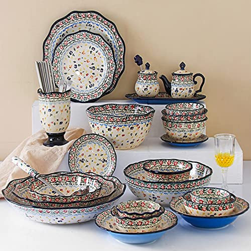 Juegos de platos cuadrados de porcelana Juegos de vajilla de cerámica de 18 piezas para 4,juegos de platos y tazones,juego de platos,