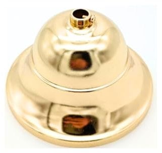 Rosone gigante D.110mm Oro lucido coppa copri fili in metallo per lampadari a soffitto