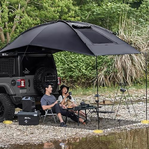 Universal Auto Markise Sonnenschutz,Heckklappenzelt, Multifunktionales Wasserdichtes Zelt für Picknick und Reisen, Leichter Camping-Unterstand