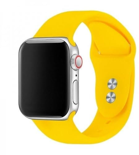 Gift4Me Correa Silicona Liquida Compatible con Reloj Apple Watch Ultra - 49mm - Amarillo