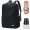 GOLF QUALITY Zaini per PC 17.3 Pollici Bagaglio a Mano per Ryanair Zaino da Viaggio Aereo Piccolo Borsa da Cabina Zaino Donna Uomo, Zaino Porta PC per Scuola Lavoro,Zaino Antifurto Nero