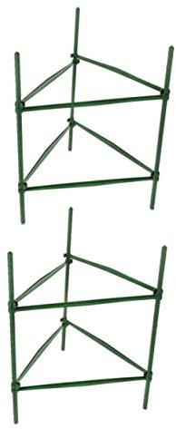 Supvox 2sätze Pflanzengitter Tomatenkäfig Gemüse Spalier Stäbe Unterstützung Pflanzen Stangen Robust Garten Anbau