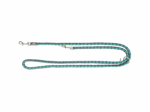 Trixie hundeleine cavo verstellbar Aqua/Graphitgrau