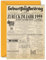 Stuff4 66. Geburtstagskarten für Männer Frauen - Zurück im Jahr 1959 Zeitung - 66 Alles Gute zum Geburtstag Jahrestag Hochzeitstag Karte Vintage Jahrgang Geboren 1959 A5 Glückwunschkarten