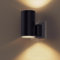Decovasse Night Lights, Decovasse Dimmbare Nachtlicht, LED Nachtlicht Steckdose, Moderne Nachttischlampe mit Dämmerungssensor, Oberen und Unteren Beleuchtung Nachtlicht für Schlafzimmer Flur (Warm)