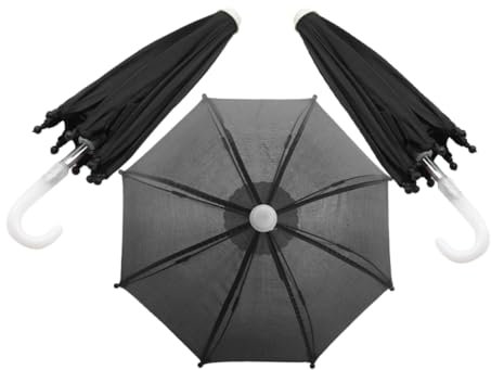 KONTONTY 3 Stücke Mini Regenschirm Für Puppenhaus Dekoration Puppenmöbel Accessoires Kleines Haus Spielzeug