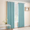 Enhanced Living Vogue Thermal Curtains for Bedroom - 66 x 90 inch (168x229cm) Eyelet Curtains for Living Room - Noise Reducing & Dim Out Curtain Pair - Sky Blue