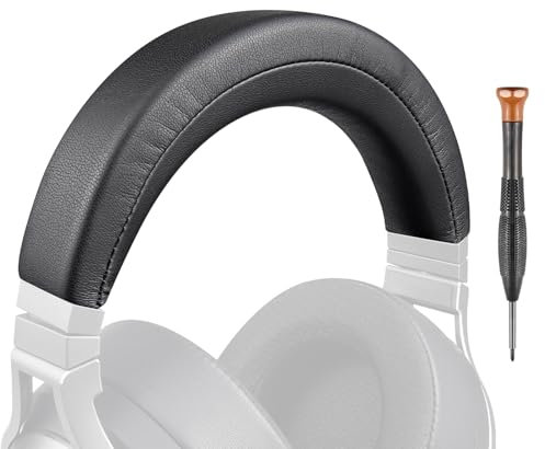 SOULWIT Diadema para Corsair Virtuoso XT/SE RGB Inalámbrico Juegos Auriculares, Funda de Diadema Cojín Pieza de Reparación con Proteína de Cuero Más Suave - Negro