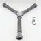 Tubo de drenaje flexible para fregadero, kit de drenaje de fregadero de doble tazón ajustable, desagües de trampa P de 1-1/2 y 1-1/4 pulgadas para cocina