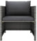 Eleganz Gartensofa mit Kissen Grau – Modernes PE-Rattan & Stahl Gestell – Langlebiges Gartensitzmöbel für Terrasse & Garten