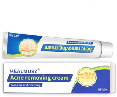 20g Anti Pickel Gesichtscreme, Anti-Akne Gesichtscreme, Pickelpaste für Männer und Damen, Fettgranulat Milienentferner, Hautberuhigend, Face Skincare, für Ebenmäßige und Strahlend, Weiß