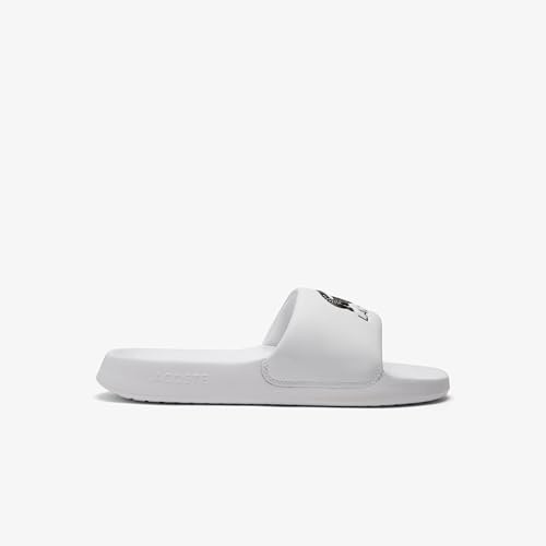 Lacoste Serve Slide 1.0 Badeschuhe Herren - 50CMA0020, Farbe:Weiß 147, Herren Schuhe:43
