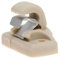 NSNGPAFACZ 5 pezzi Gancio for aletta parasole for auto, supporto for pannello parasole, 443857562B, adatto for Audi A2 A3 A4 B6 A5, fissaggio automatico beige. Elementi di fissaggio e clip per autovei