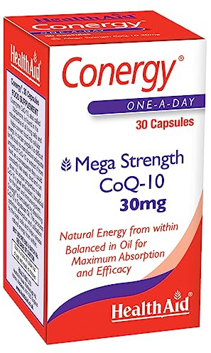 HealthAid Conergy CoQ-10 30mg - 30 Capsules