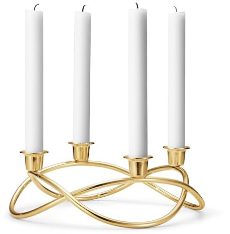 Georg Jensen Kerzenleuchter Season Gold (Klein)