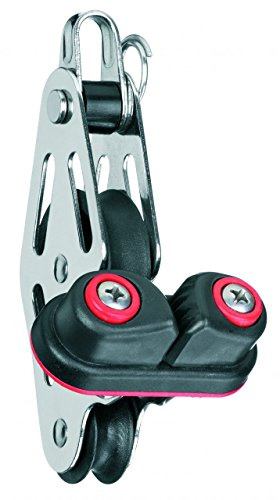 Niederholer-Block Gleitlager 6-8 mm - 2 Rollen, Bügel, Schotklemme