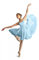 Capezio Damen Camisole Empire Dress Tanzkleider Für Erwachsene, Blau - Lt Blue, M EU