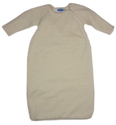 Reiff (Relax), Baby Schlafsack mit Ärmeln, mit Merinowolle gefüttert Gr. 6-12 Monate, natur
