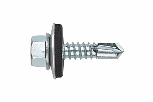Index Fixing Systems din-7504-k + arvul – Pack de 1000 vis pour gabarit de tête hexagonale avec rondelle imprimée (recouvrement zingué), ABE165538