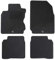 TEXER Textil Fußmatten Passend für Nissan Note I E11 Bj. 2006-2012 Basic
