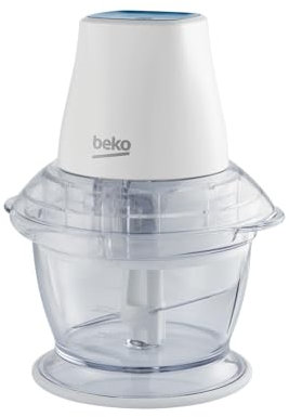 BEKO CHP5550W Tritatutto, 550 W, 1 Kilogram, 0 Decibel, Plastica, Bianco