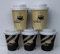 Ol-Gastro-Bedarf 100 Top Hartpapier 200 ml Coffee to go Becher Pappbecher Kaffeebecher mit Deckel TOP