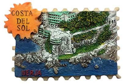 3D Nerja Spain Fridge Magnet Costa del sol Style Travel Sticker Souvenir,Home & Kitchen Decoration,Spain Refrigerator Magnet