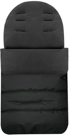 WIKEA Universal 3 in 1 Kinderwagen Schlafsack Annex Mat Fußsackbezug Kinderwagen Bunting Bag Wasserdicht Winddicht Kältebeständig Abnehmbar (ROT)