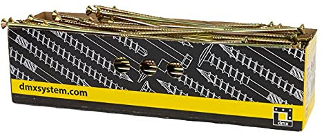 DMX - Holzschrauben Torx - Spanplattenschrauben - Schrauben 6,0x200 - Konstruktionsschrauben - Schrauben set 100 Stück - Terrassenschrauben - Torx Set - Holzbauschrauben - Senkkopfschrauben Set