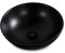 STILFORM Highline Lavabo en céramique noir mat comme vasque à poser sans trou de robinetterie en 40 cm de luxe et moderne